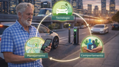 Aldo Vendramin destaca a mobilidade inteligente com tecnologia e planejamento urbano.